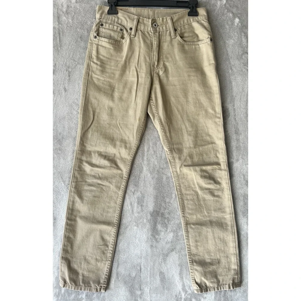 Levi's 511 Jeans Men's Straight Fit‎ 29x30 Pants Tan Khaki White Tab